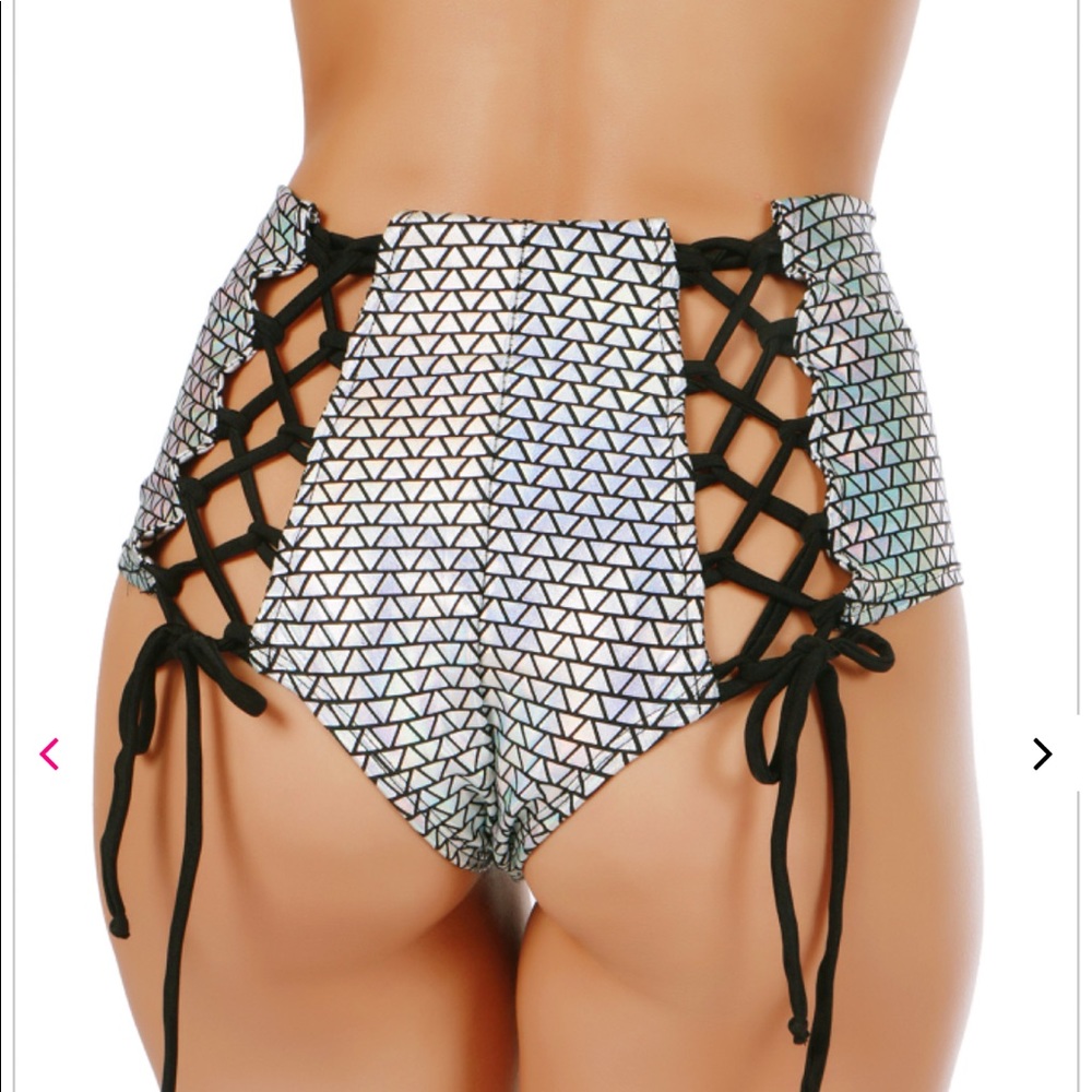 RAVE HOLOGRAPHIC SHORTS